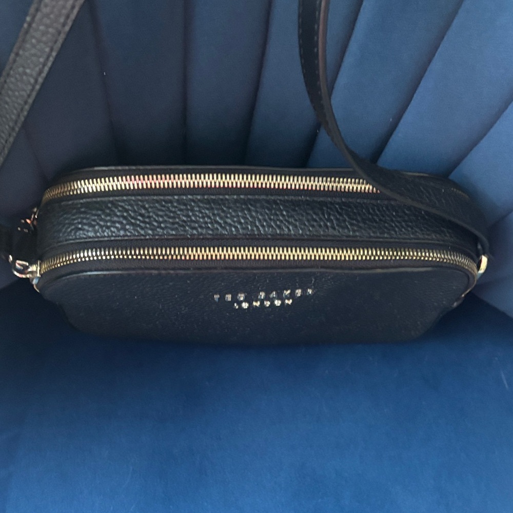 Ted Baker Textured Brown Crossbody Bag - Picture 3 of 10